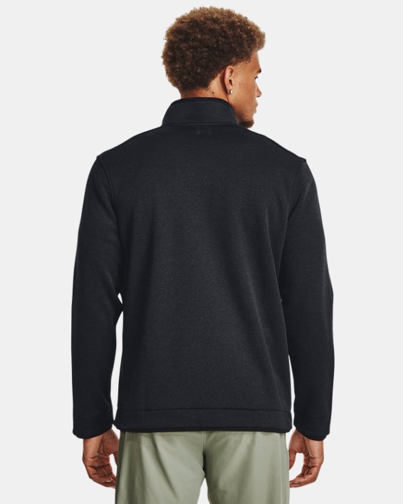 Men's UA Storm SweaterFleece ¼ Zip, Black, pdpMainDesktop image number 1